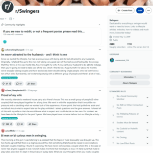 Reddit Swingers
