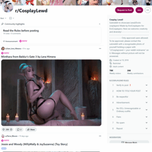 Reddit Cosplay Lewd