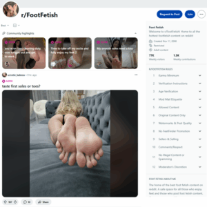Reddit Foot Fetish