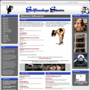 Self Bondage Stories