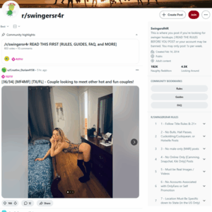 Reddit Swingers R4R