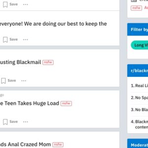 Reddit Blackmail Porn