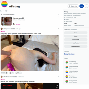 Reddit Fisting