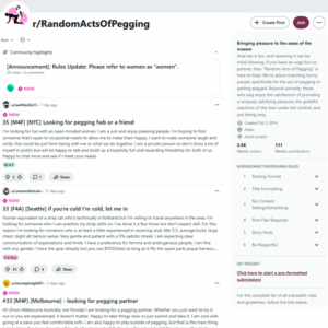 Reddit RandomActsOfPegging
