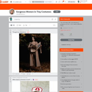 Reddit Slutty Halloween